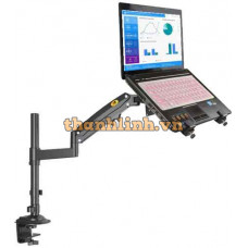 Combo Giá Treo Màn Hình North Bayou H100 - Kẹp Đỡ Laptop Ergotek EP9 (10-19inch)